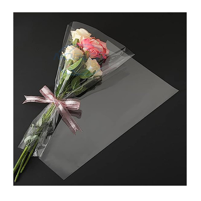 200Pcs ontruim de Plastic Bloemen Verpakkende Zakken van Rose Flower Bouquet Sleeves Cellophane